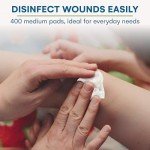 Care Touch Individually Wrapped Alcohol Wipes - 400 Count