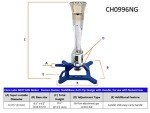 EISCO Meker Bunsen Burner with Flow Control