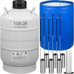 20L Liquid Nitrogen Tank with Canisters & Bag