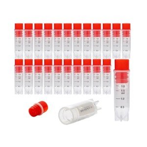 CryoKing 2.0 ml Cryogenic Vials with Red Caps