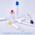 CryoKING 5.0ml Plastic Cryogenic Vials, 1000 Pack