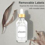 Clear Glass Dropper Bottles with Measurements, 12 Pack