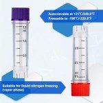 CryoKING 1.5ml Cryogenic Vials with Caps - 25 Pack