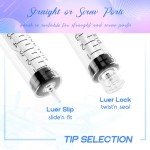 25 Gauge Luer Lock Disposable Lab Needles, 100 Pack