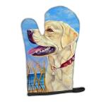 Yellow Labrador Beach Oven Mitt – Heat Resistant