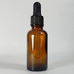 24-Pack 1oz Amber Glass Dropper Bottles