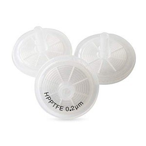 Hydrophilic PTFE Syringe Filters, 25mm, 0.22μm, 100 Pack