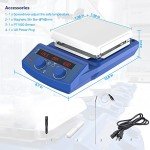 7-Inch Magnetic Stirrer Hot Plate with Timer
