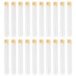 15pcs 25ml Glass Test Tubes with Cork Stoppers