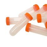10PCS 50ml Round Bottom Plastic Centrifuge Tubes