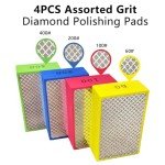 Diamond Polishing Pads Set for All Surfaces