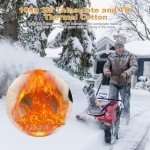 Winter Leather Work Gloves with Thinsulate Lining