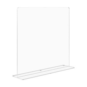 Acrylic Freestanding Sink Splash Guard Panel 19" x 18