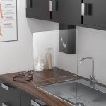 Acrylic Freestanding Sink Splash Guard Panel 19" x 18