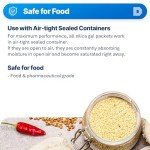 Premium Food Safe Orange Silica Gel Packets - 300 Packs