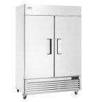 VEVOR 44.21 Cu. Ft. Stainless Steel Reach-In Freezer