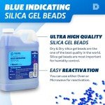 Blue Indicating Silica Gel Desiccant Beads – 2 lbs