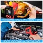 MESTEK Dual Laser Infrared Thermometer Gun 50:1