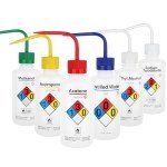 500ml Safety Wash Bottles, 6-Pack Set