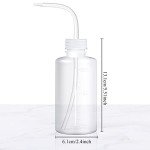 12 Pack 250ml Plastic Squeeze Wash Bottles