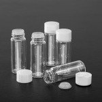 10ml Clear Glass Vials with Screw Caps - 20pcs