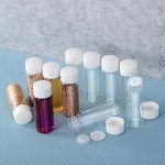 10ml Clear Glass Vials with Screw Caps - 20pcs