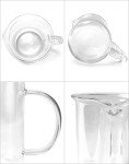 QWORK 250ml Borosilicate Glass Beaker Set