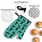 Black Lab Summer Oven Mitts & Pot Holder Set