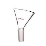 Laboy 60° Offset Glass Powder Funnel, 75mm O.D