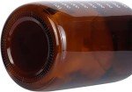 Amber Glass Storage Bottles with Graduated Markings - Pack of 4