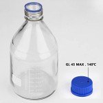 Stonylab 2000 ml Graduated Glass Storage Bottle