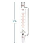 Pressure Equalizing Graduated Addition Funnel, 100ml