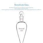 StonyLab 60ml PTFE Stopcock Separatory Funnel