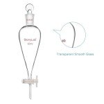 StonyLab 60ml PTFE Stopcock Separatory Funnel