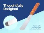 Dental Lab Spatula Set - 8" Curved Tip
