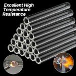 20Pcs 4" Borosilicate Glass Blowing Tubes Set