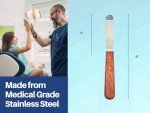 Dental Lab Spatula Set - 8" Curved Tip