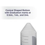 50mL Conical Centrifuge Tubes, 25 Pack