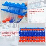 50-Well Test Tube Rack Set - 5 Colors