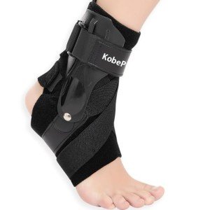 Adjustable Ankle Brace with Side Stabilizers