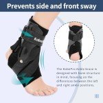 Adjustable Ankle Brace with Side Stabilizers
