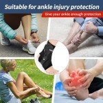 Adjustable Ankle Brace with Side Stabilizers