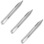 15cm Stainless Steel Lab Spatula Scoop with Grooves