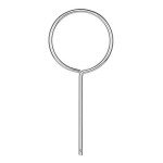 StonyLab Chrome-Plated Support Retort Ring, 120mm