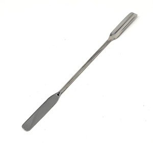 7-Inch Stainless Steel Double Ended Lab Scoop Spoon
