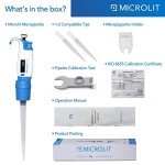 Microlit Adjustable Single Channel Micropipette 1-10ml