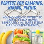 Stainless Steel Kids Plate Set - 4-Pack