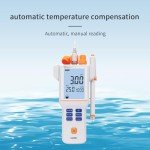 Portable pH Meter with 200 Data Sets
