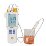 Portable pH Meter with 200 Data Sets