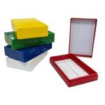 5-Pack Microscope Slide Storage Box - 25 Places